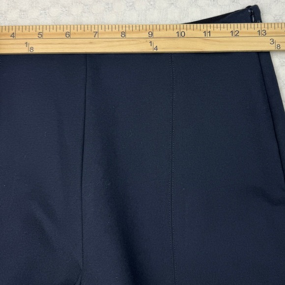 Quince Ultra Stretch Ponte Pintuck Ankle Pants Set of 2 Womens S Charcoal & Navy - Picture 6 of 11